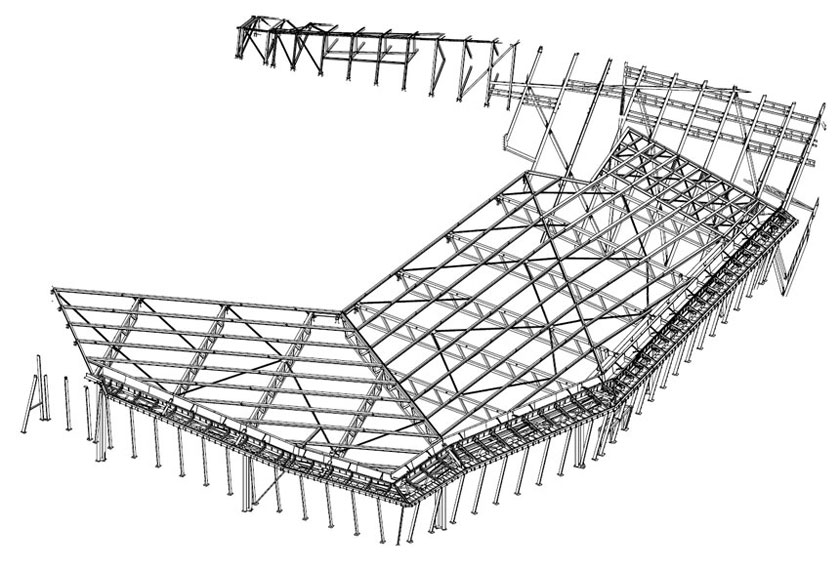 Axonometric of Roof