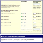 EPA Personal Emissions Calculator