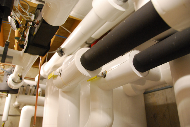 Pipe Insulation at the Aldo Leopold Legacy Center